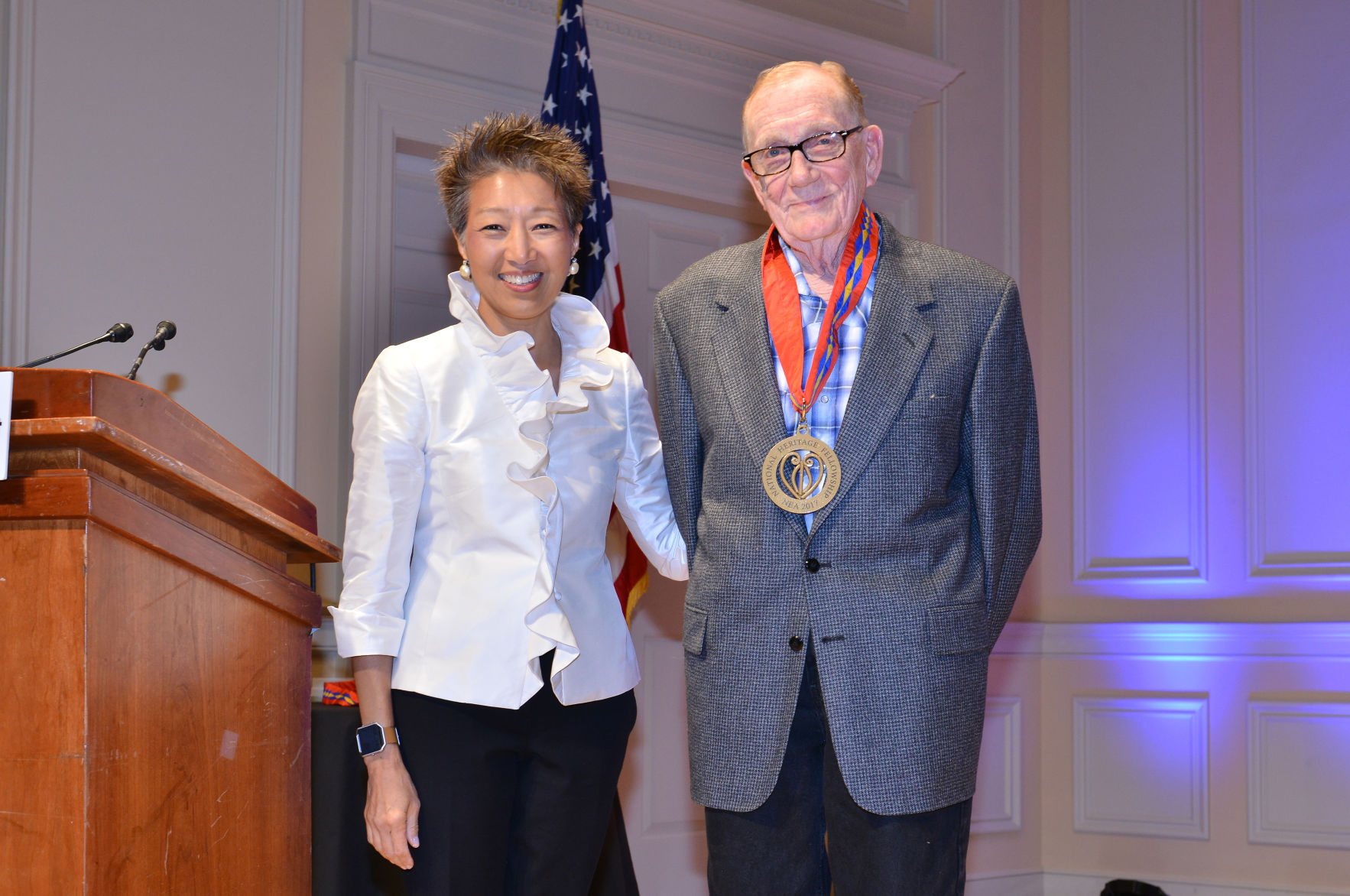 dwight lamb with nea's jane chu